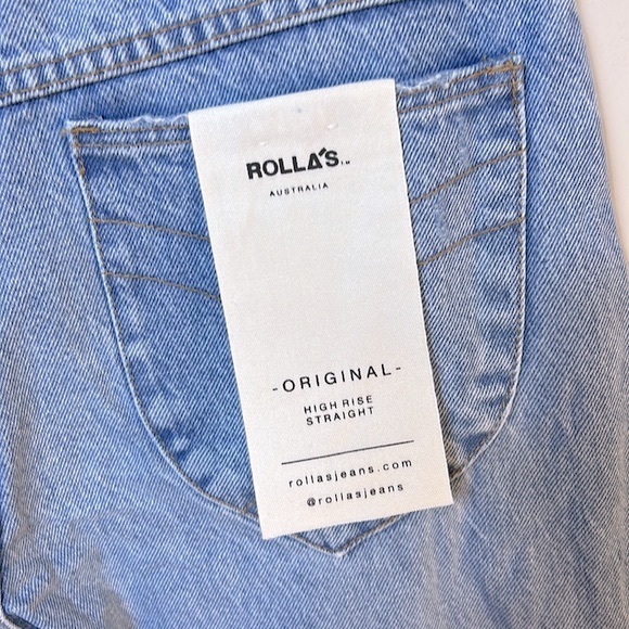 Rolla’s Original Straight Leg Jean in City Worn - Picture 12 of 14